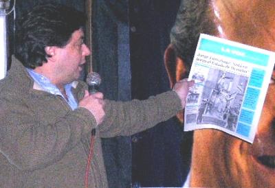 El Diputado Daniel Peña presentó su diario La Voz de Canelones.